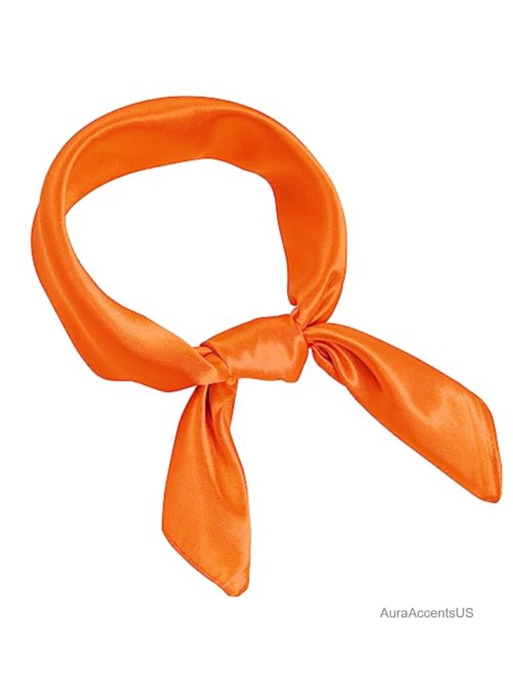 Satin Square Neck Scarf Multifunctional Headband Hair Tie Handkerchief